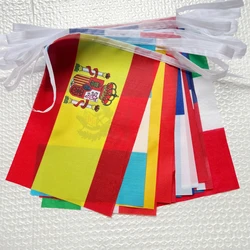 Banderas latinoamericanas de países – banderines para manualidades