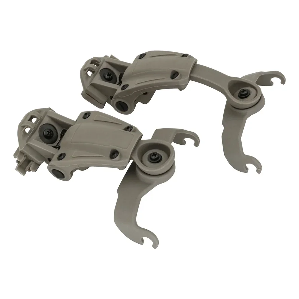 Adaptador de riel de arco para casco táctico, orejeras electrónicas para tiro, soporte para auriculares tácticos para auriculares Howard Impact Sport Airsoft - imagen 4