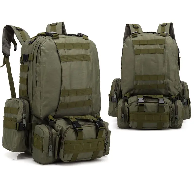 Mochila táctica impermeable gran capacidad para senderismo y camping - imagen 2