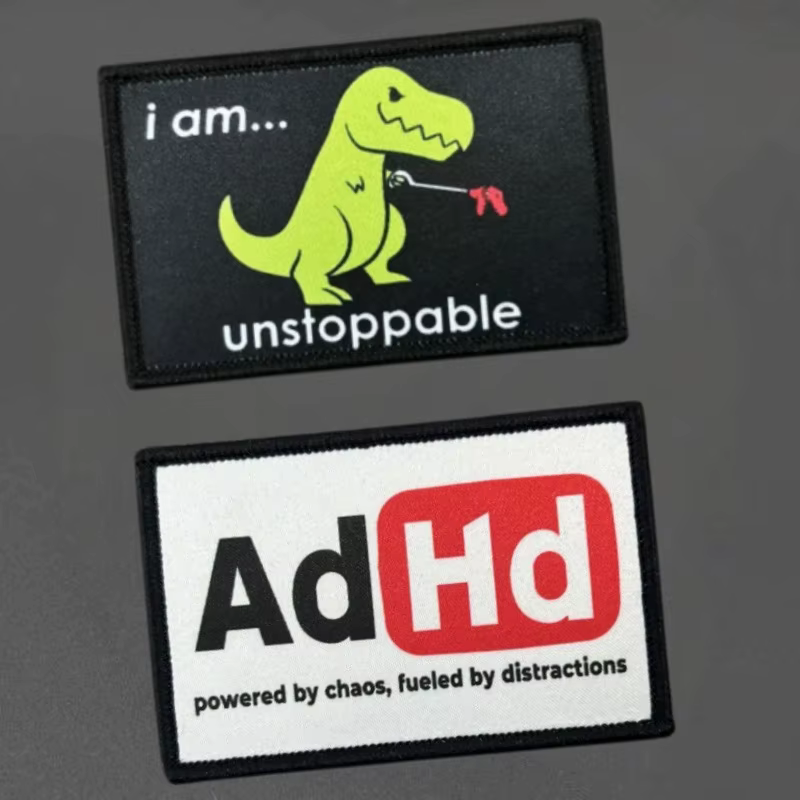 Parche de moral ADHD con velcro para chaleco táctico o mochila - imagen 4