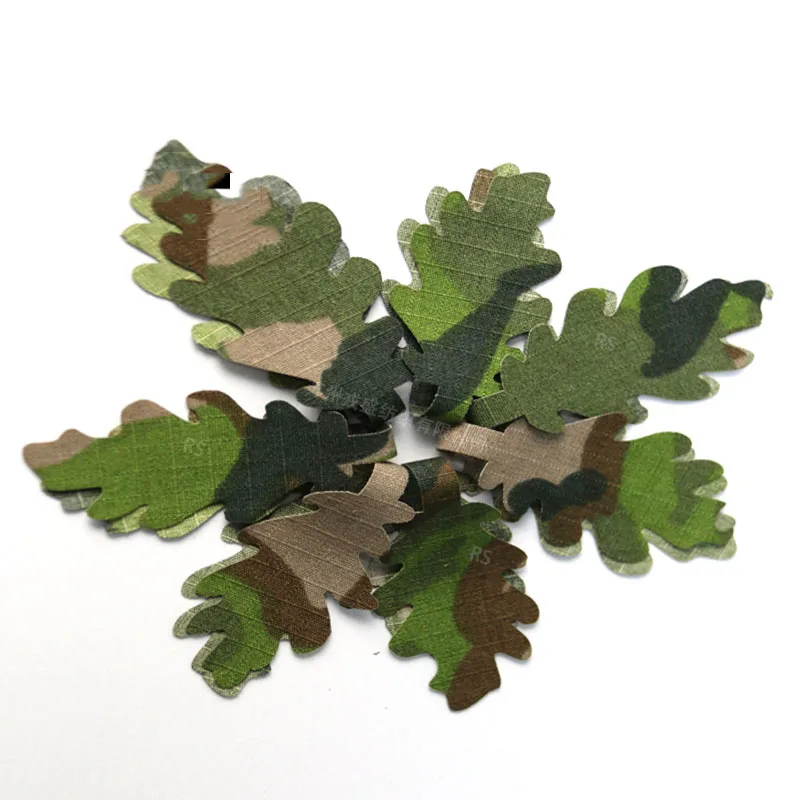 Cubierta de casco de traje Geely de camuflaje, tira de camuflaje, equipo táctico para exteriores, bricolaje, personalizable, 15 piezas - imagen 4