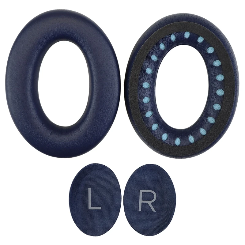 Almohadillas para los oídos que mejoran comodidad del juego para auriculares QC45, reemplazos orejeras, envío directo - imagen 5