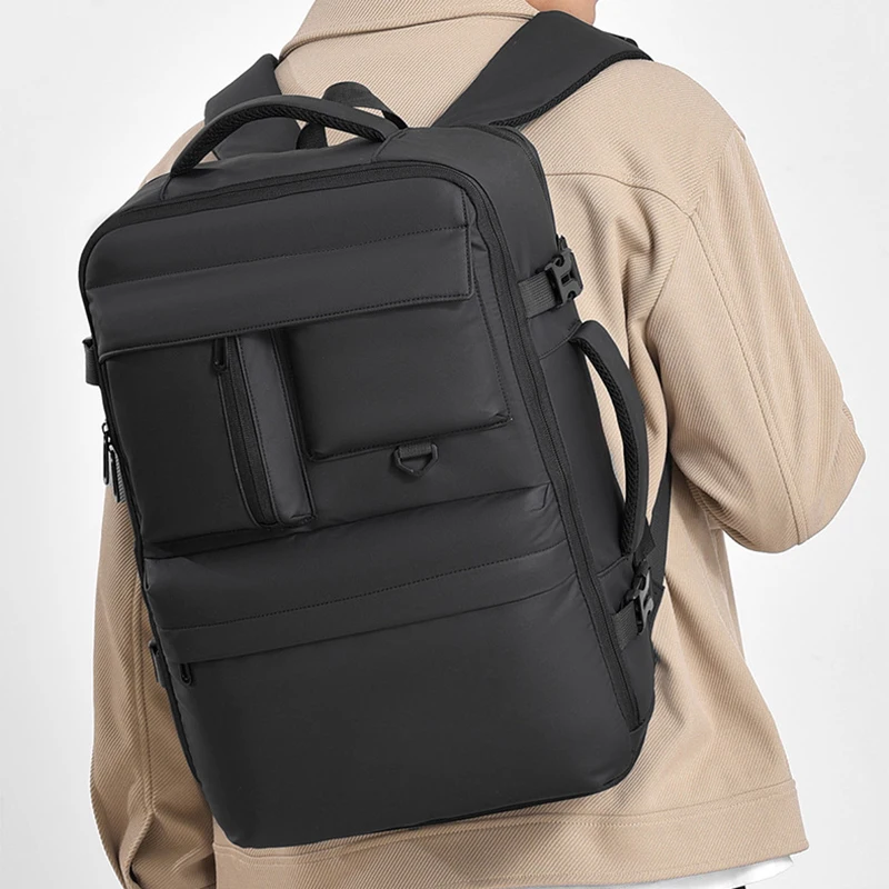 Mochila para gimnasio y Fitness para hombre, bolsa de entrenamiento para deportes al aire libre, Camping, senderismo, paquete de zapatos, bolsa de almacenamiento para ordenador portátil para viaje de negocios en seco y húmedo - imagen 2