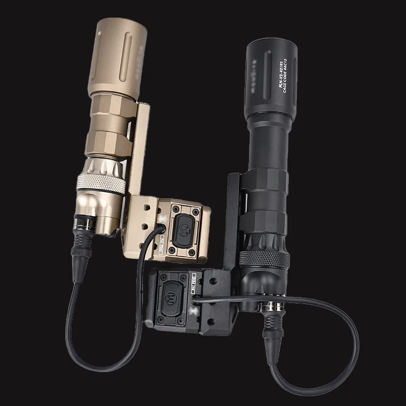 Kit de linterna de caza PLH-V2 Scout Light con logotipo original, interruptor de cola metálico de doble función y base de extensión desviada a la izquierda/derecha - imagen 5