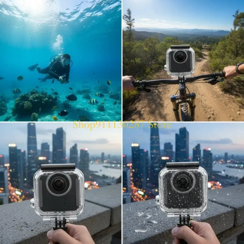 estuche J1HC a prueba golpes para cámaras Max2 mejora durabilidad actividad natación y buceo - imagen 5