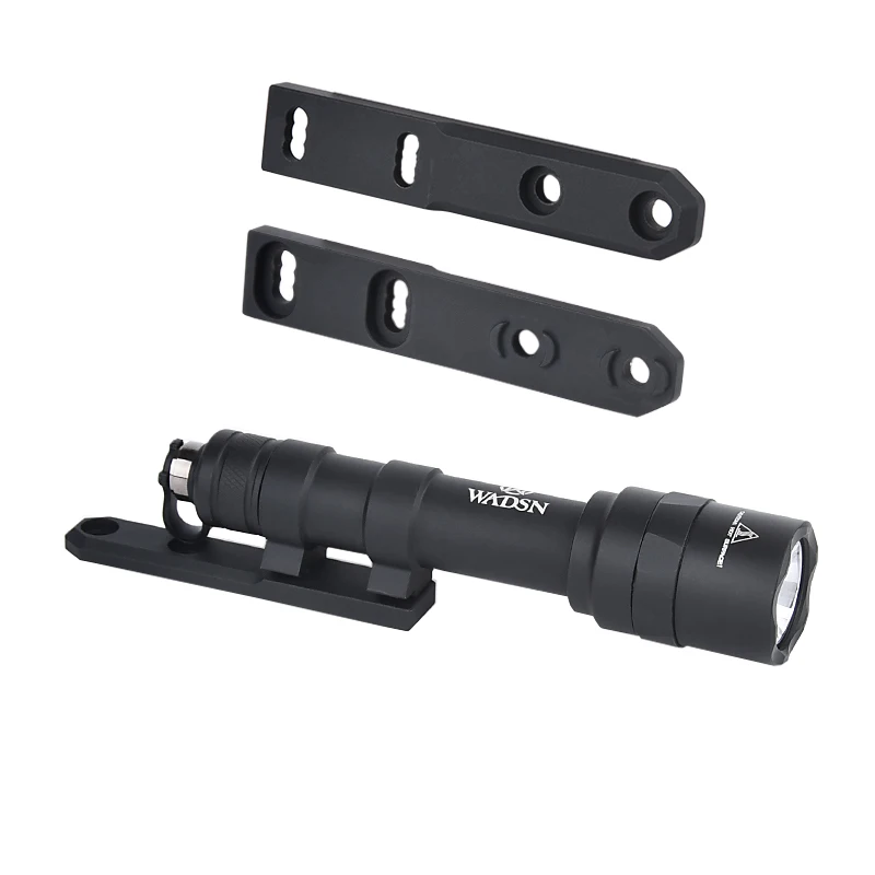 WADSN-M600U M300C, linterna táctica m-lok Keymod, Base de montaje Offset, arma de caza, luz de pistola, accesorios Airsoft, M300, M600 - imagen 4