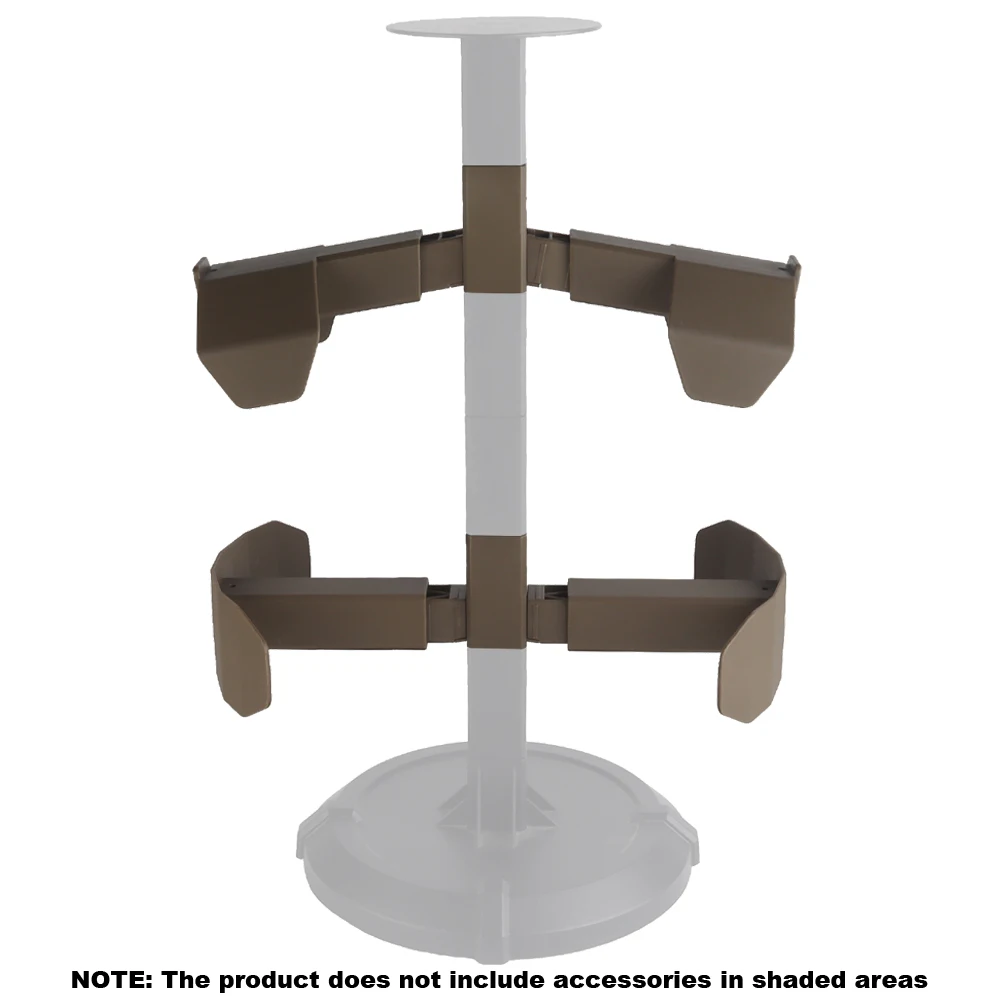 Soporte de exhibición portador de placa táctica, soporte para chaleco de patrulla de caza Airsoft, soporte rápido para casco, soporte para cinturón MOLLE para hombre - imagen 5