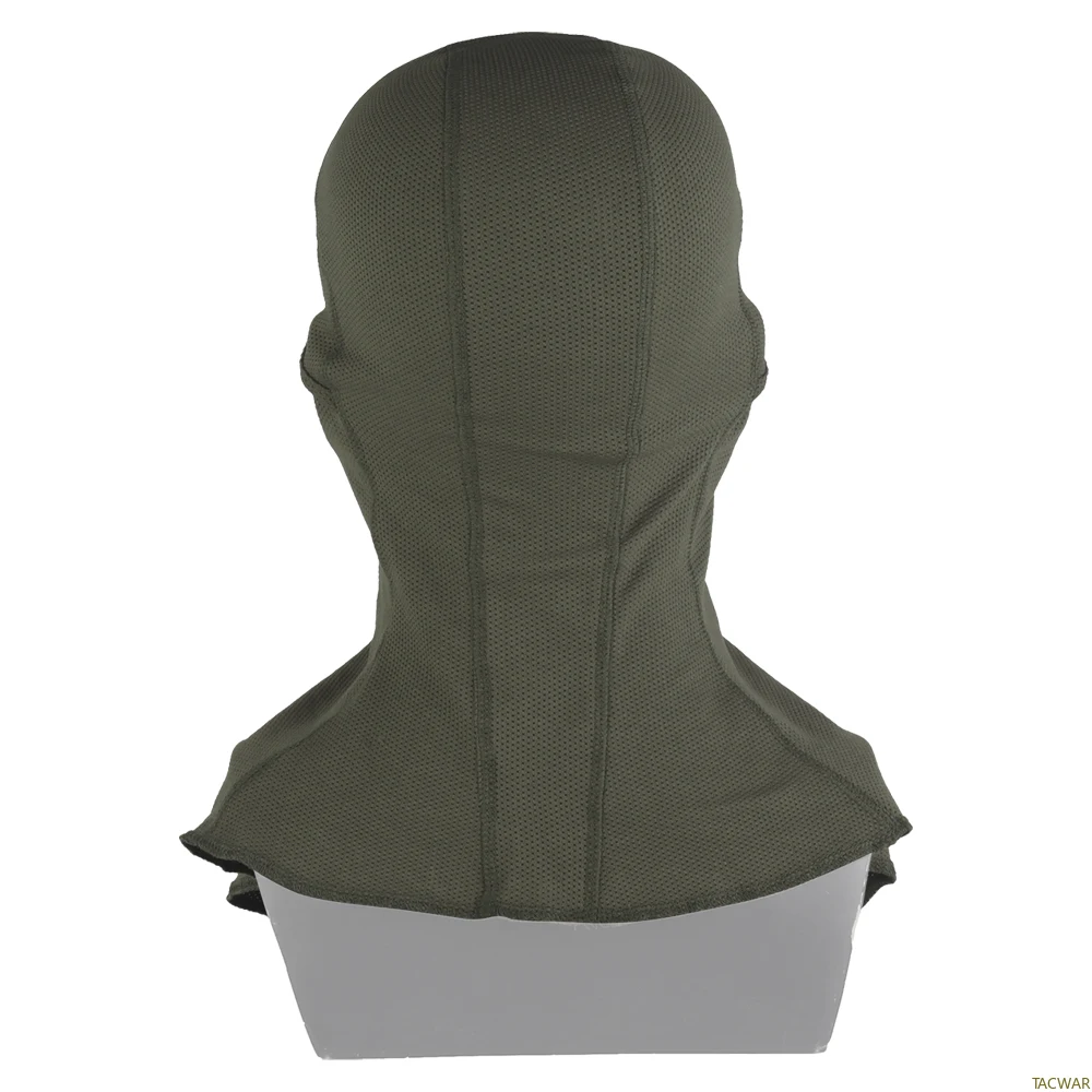 Pasamontañas transpirable de asalto táctico, máscara facial completa, cubierta elástica para la cabeza para Airsoft CS, Motocross, montar, Cosplay, caza - imagen 5