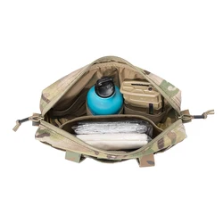 Chaleco Táctico ELITE SPANKER con Sistema MOLLE y Bolsa Colgante