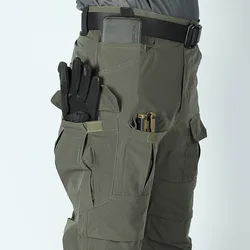 Pantalones tácticos impermeables hombre bolsillos MOLLE