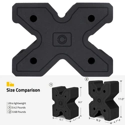 CVLIFE Rifle x-block banco de tiro soporte de montaje de bloque de Rifle adaptador de espuma EVA reduce el retroceso para caza al aire libre