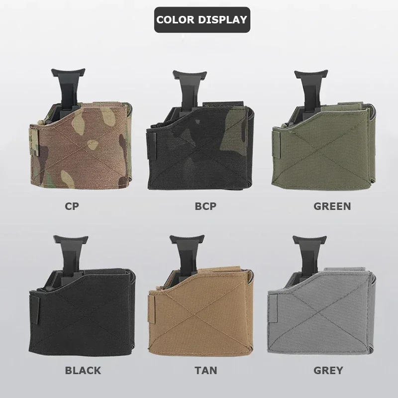 Funda de cuero para pistola táctica, bolsillo oculto para pistola en la cintura, Funda de cuero de nailon universal para GL 17 19 M9 Colt 1911 - imagen 2