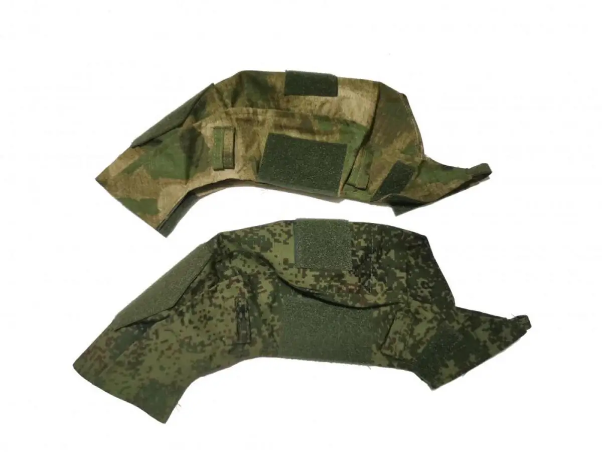 Ruso EMR A-tacs FG Ruins camuflaje casco cubierta tela IRR Anti-IR para casco táctico rápido - imagen 2