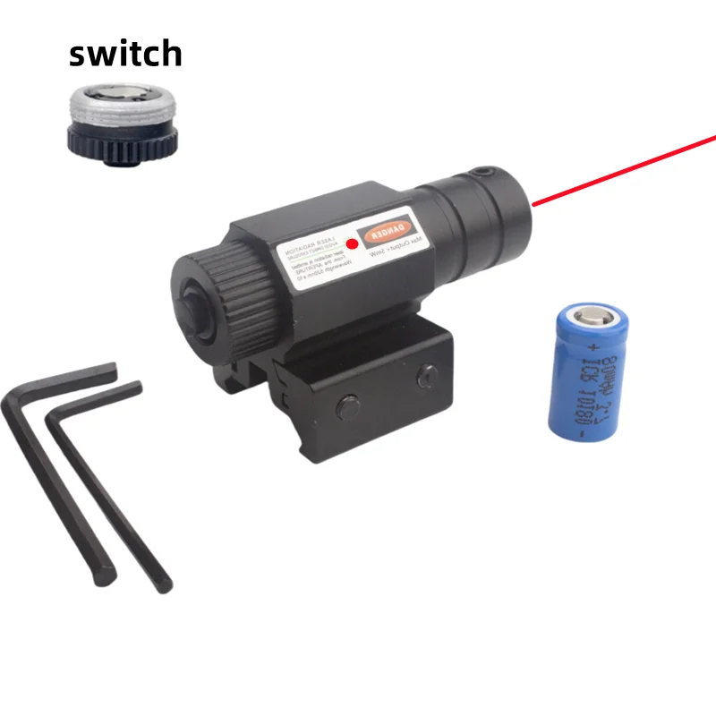 Mira láser roja Glock, mira de punto rojo verde con montaje en riel Picatinny de 11/20 mm - imagen 5