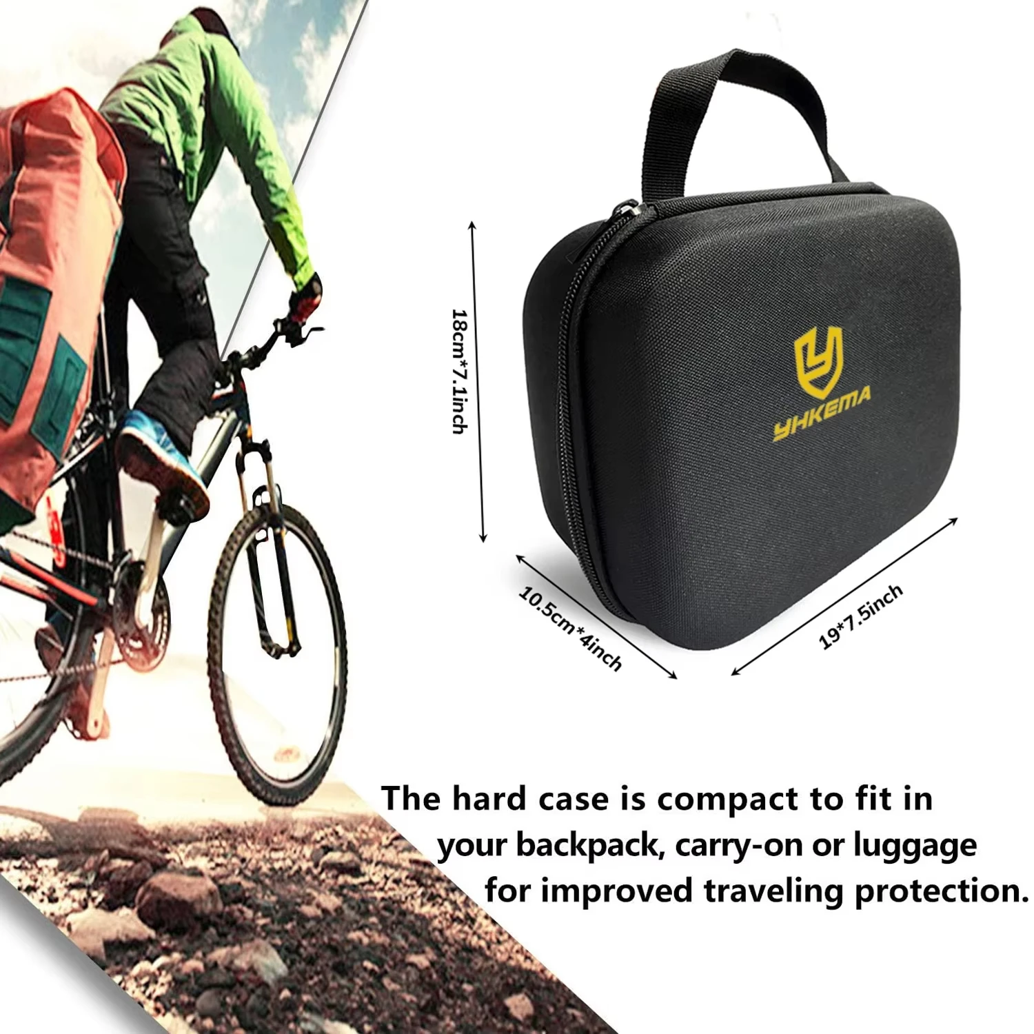 Bolsa de almacenamiento táctica para auriculares, estuche rígido impermeable para auriculares de tiro y orejeras de seguridad para disparar - imagen 5