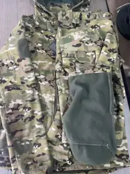 Chaqueta softshell de invierno para hombre y pantalones tácticos