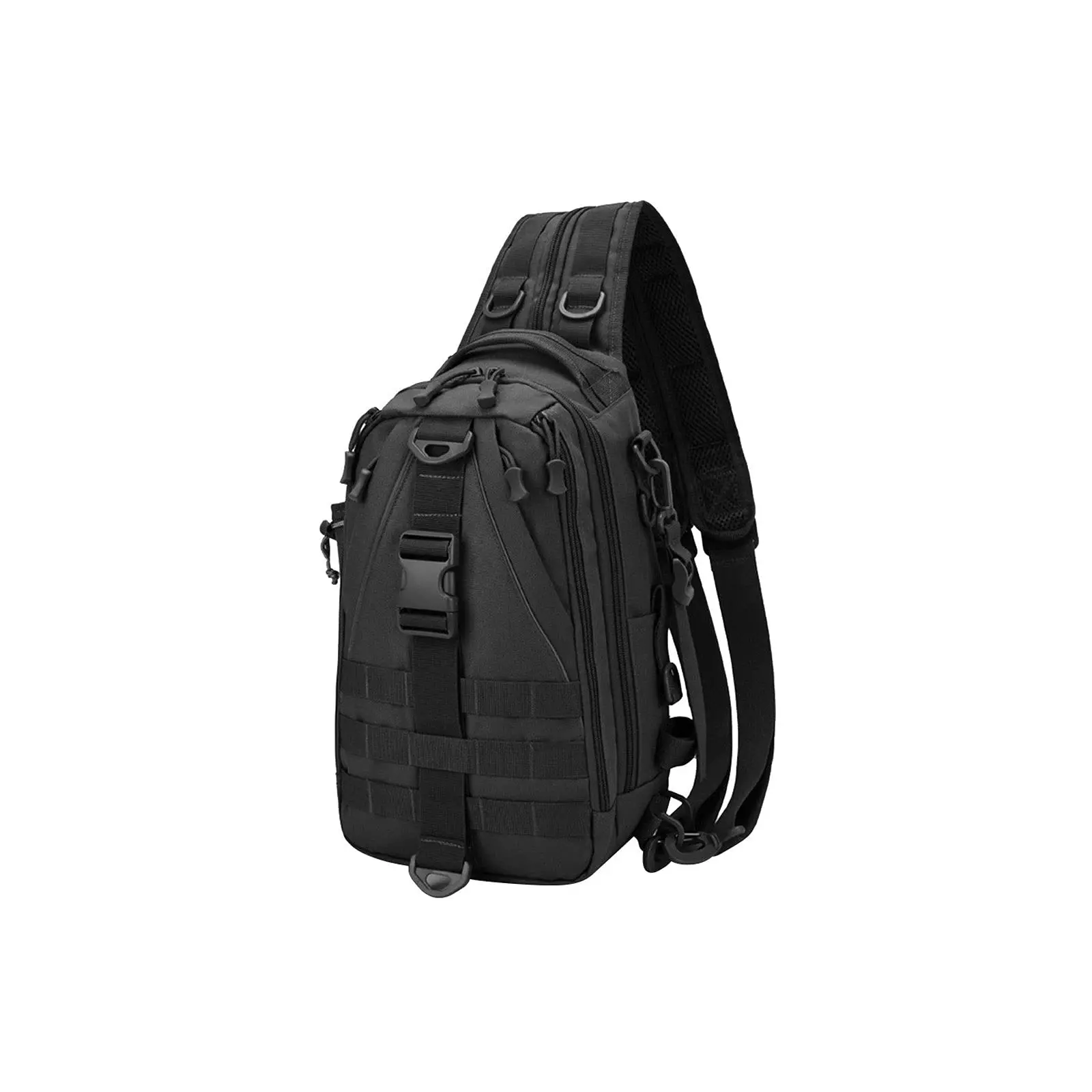 Riñonera para hombre, mochila táctica, bolso de pecho al aire libre, bolso de hombro, senderismo, escalada, bolsos de hombro, mochila de caza individual/doble S