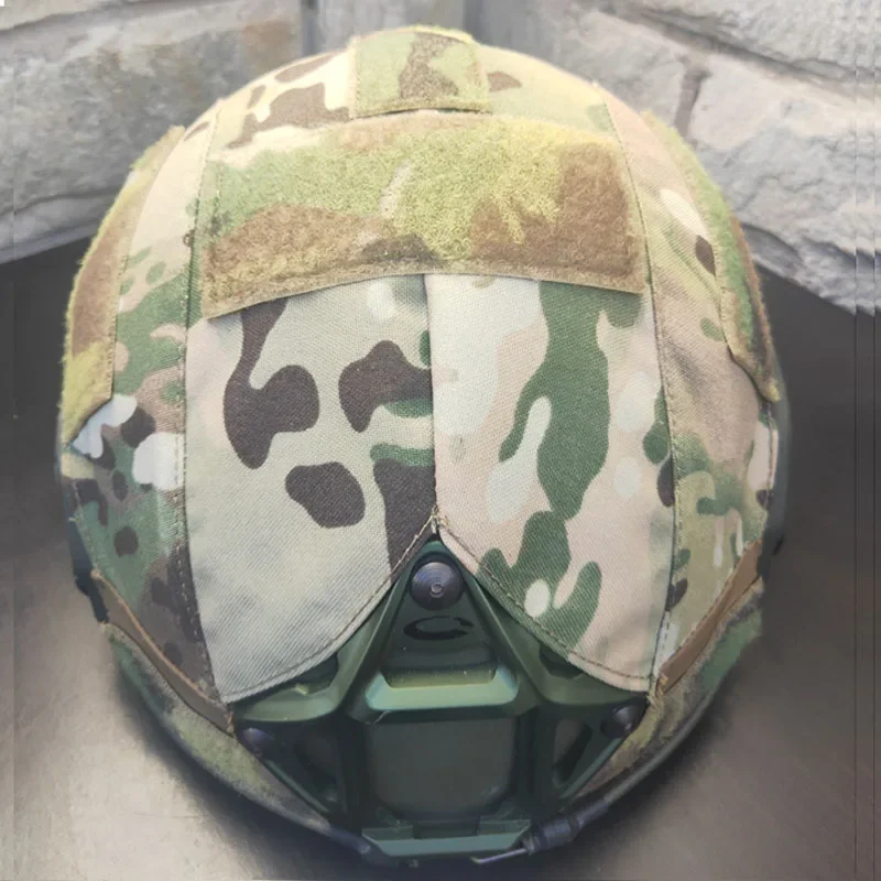 Cubierta táctica para casco OPS, cubierta protectora para casco, tela para tamaño M/L - imagen 4