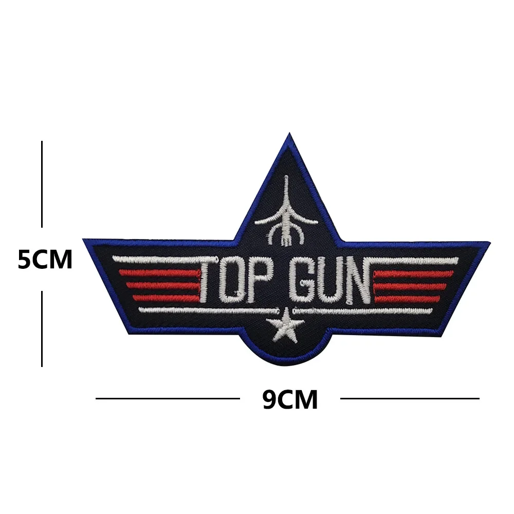 Top Gun Flight Test MAVERICK Ranger parche Tomcat Fighter School escuadrón académico insignia de gancho y bucle para chaqueta - imagen 5