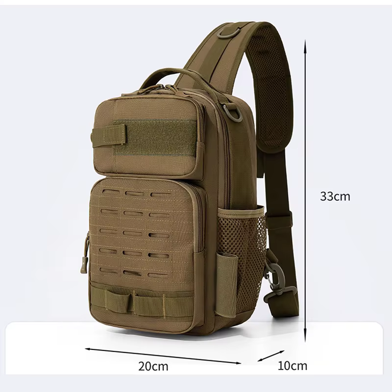 Riñonera MOLLE con soporte para caña – Pesca, camping y senderismo - imagen 5
