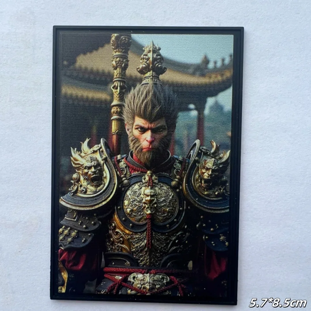 Mito Negro: parches tácticos WuKong, juego de PVC impreso, insignia de moral del Rey Mono Sun Wukong, brazalete militar, pegatinas de gancho y bucle - imagen 5