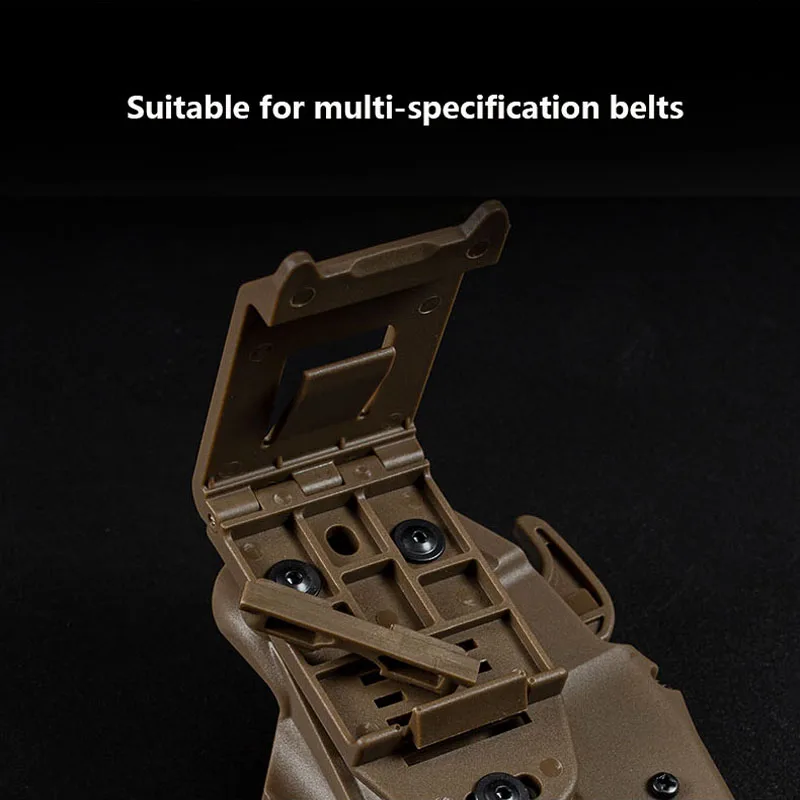 Funda de dial rápido de camuflaje táctico, adaptación de múltiples especificaciones, cintura, mano derecha, funda de pistola de dial rápido, Universal - imagen 3