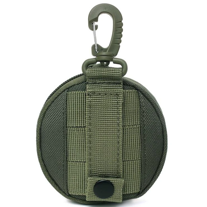 Riñonera táctica EDC portátil, monedero Molle, soporte para llaves, riñonera para auriculares, bolsa de nailon para acampar y cazar - imagen 3