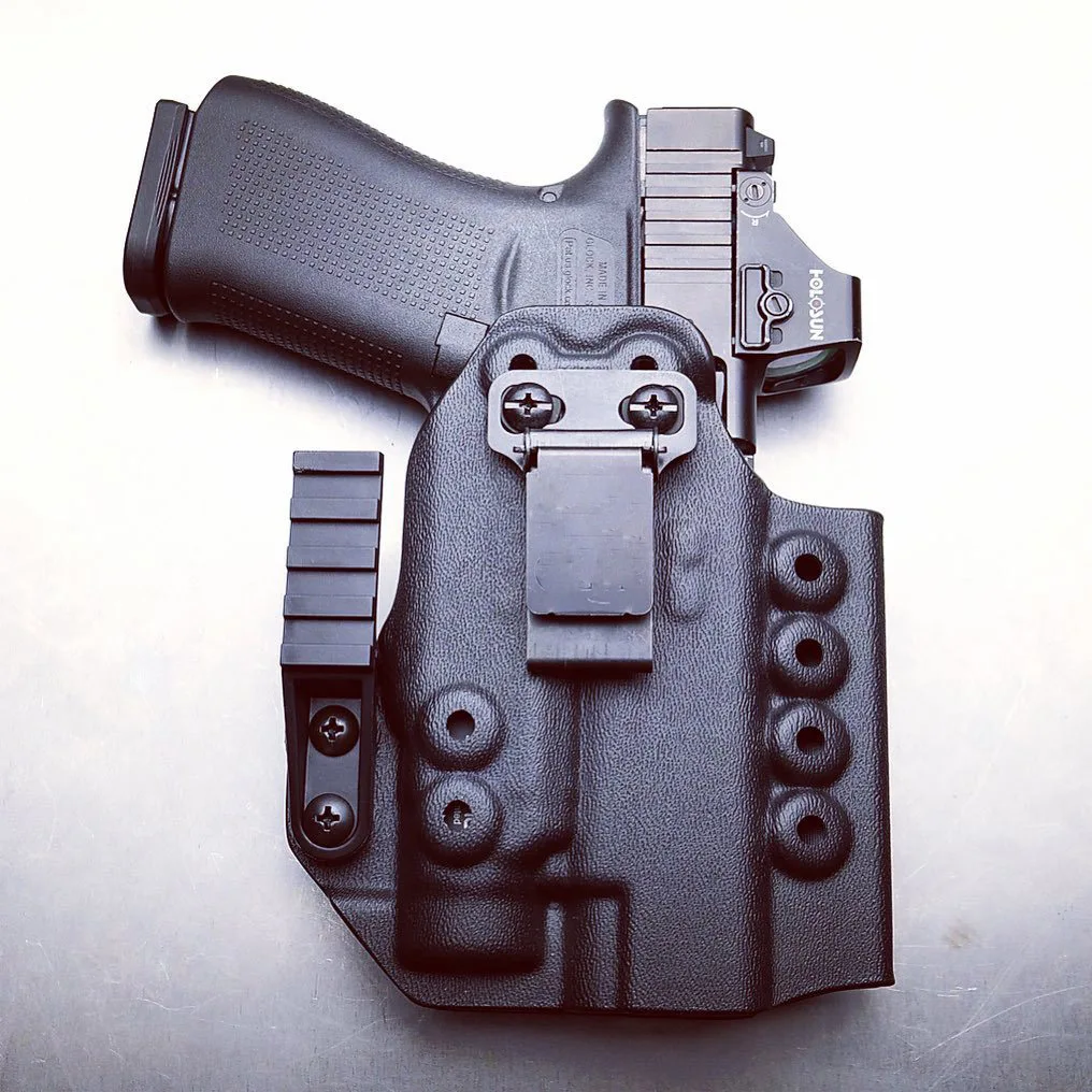 Kydex-Clips de funda de acero inoxidable Universal, Clip trasero de cintura, funda de caza, Clip de transporte, 1 unidad - imagen 4