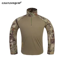 Camiseta táctica Emersongear manga larga camuflaje militar Airsoft