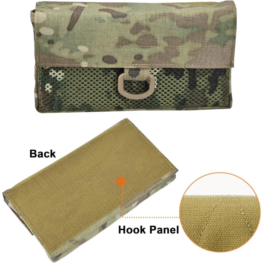 Bolsa táctica, bolsa de inserción Modular, bolsa de administrador, bolsa organizadora de almacenamiento con ventana de malla, bolsillo de utilidad, accesorios para mochila - imagen 3
