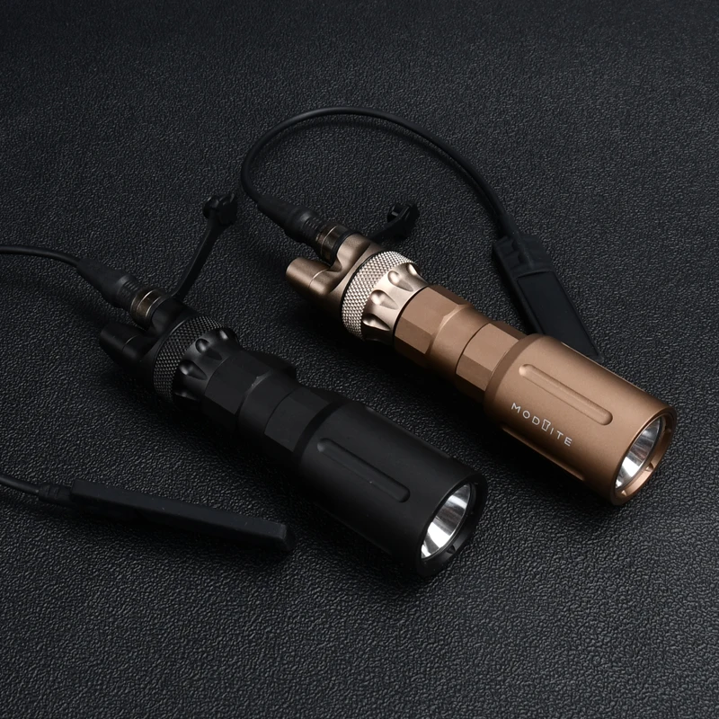 WADSN-PLHv2-18350 ModL Scout Light, 1000 lúmenes, potente salida, táctica, Airsoft, arma, linterna con doble función, tapa trasera - imagen 2