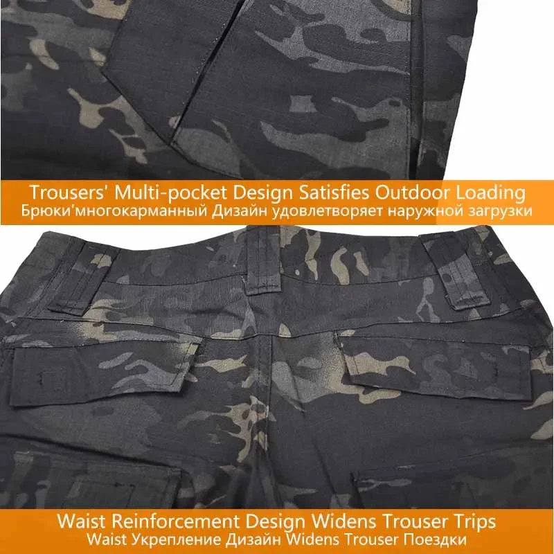 Trajes de uniforme táctico Milita, traje de camuflaje, camisas de caza, pantalones, conjuntos de ropa de Paintball Airsoft, uniforme de camuflaje para exteriores - imagen 5