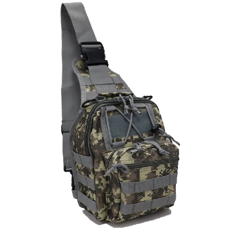 Bolsa táctica de pecho camuflaje Oxford para hombre, aire libre - imagen 3