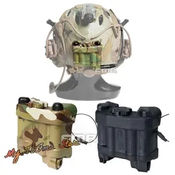 Caja batería FMA TB1280-MC AN/PVS-31 casco NVG negro