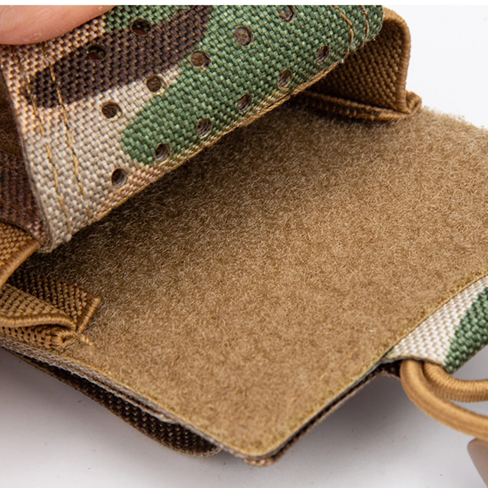 Bolsa de Radio táctica, soporte Universal para Radio, cable elástico montado Molle para Walkie Talkie Motorola BaoFeng UV-5R BF-F8HP - imagen 5