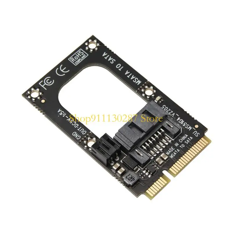 J1HC MSATA a CARD CARD MINI A APLICADOR AT MALDIMENTE PARA 2.5 "3.5" HDD SSD + 50 Cable - imagen 4