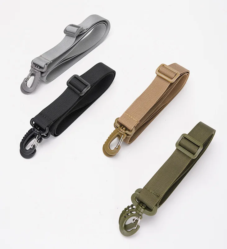 Correa de hombro para bolso de exterior, de 75-2,5 CM longitud ajustable, para botella de agua, hervidor Molle, 75-135cm - imagen 2