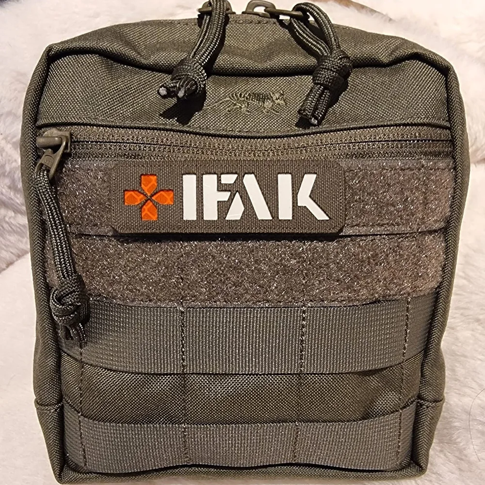 MEDIC MED servicios médicos de emergencia chaleco táctico noctilucencia IFAK parche de gancho y bucle estrella de la vida mochila accesorios al aire libre - imagen 5