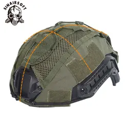 Funda táctica para casco antibalas con bolsa NVG y malla