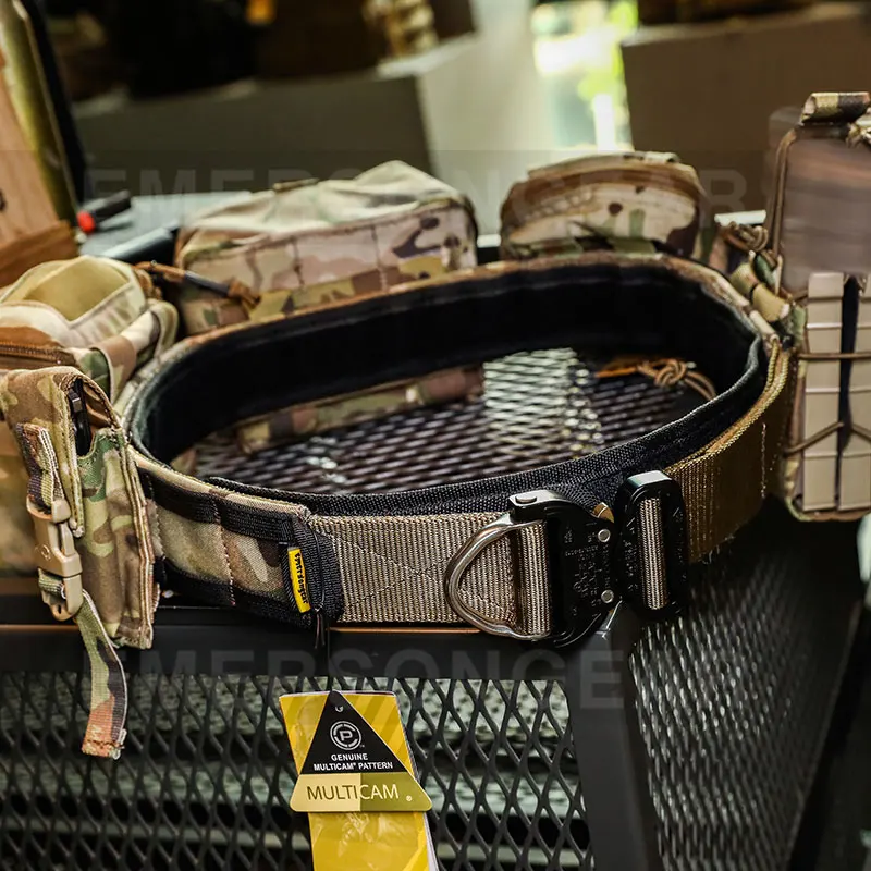 Emersongear-Cinturón táctico de 1,75 "a 2", correa de trabajo con anillo en D, tiro interior exterior, caza al aire libre, ciclismo - imagen 2