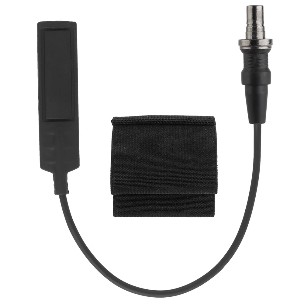 Interruptor táctico de línea de riel láser de luz PEQ, 2,5mm, linterna, arma, compacto, presión remota - imagen 3