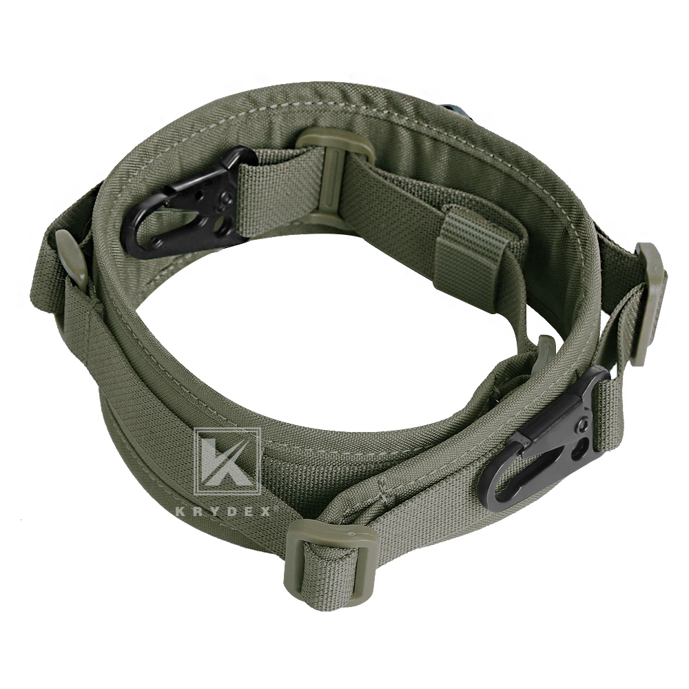 KRYDEX-eslinga táctica de 2 puntos para combate, correa de hombro Modular, eslinga de ajuste ajustable rápido, equipo de caza M4 Ak Ar15 - imagen 3