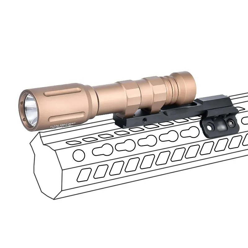 Linterna de PLH-V2 de Metal Plhv2, Base táctica, 1300 lúmenes, luz de explorador de caza, PLHv2, foco de arma, montaje compatible con m-lok Keymod - imagen 5