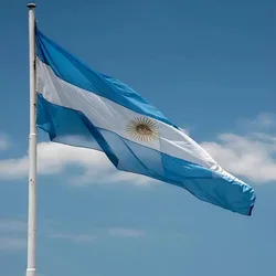 5 unids/lote bandera nacional Argentina 90x150cm bandera Argentina bandera nacional de la República de Argentina al por mayor