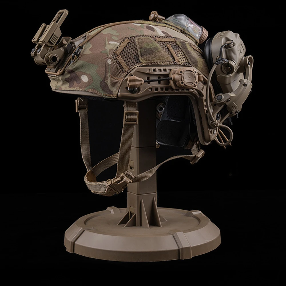 Estante de exhibición para casco táctico desmontable, organizador de equipo táctico de alta resistencia, soporte para casco de motocicleta, soporte para interior - imagen 2