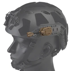Luz táctica para casco WOSPORT – Linterna MPLSAirsoft outdoor tactica
