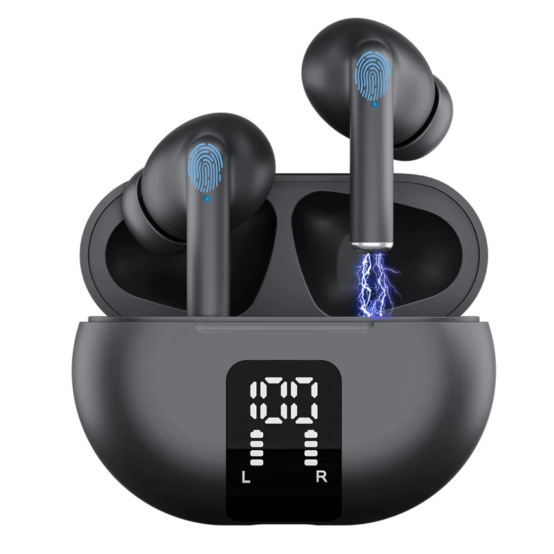 Auriculares con traductor inalámbrico BT5.3, cancelación de ruido, compatible con traducción en tiempo Real en 144 idiomas con estuche de carga para micrófonos - imagen 2