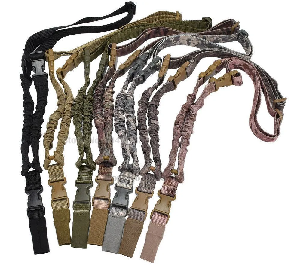 Correa ajustable de un solo punto para Rifle, sistema de eslinga para arma de caza táctica - imagen 2