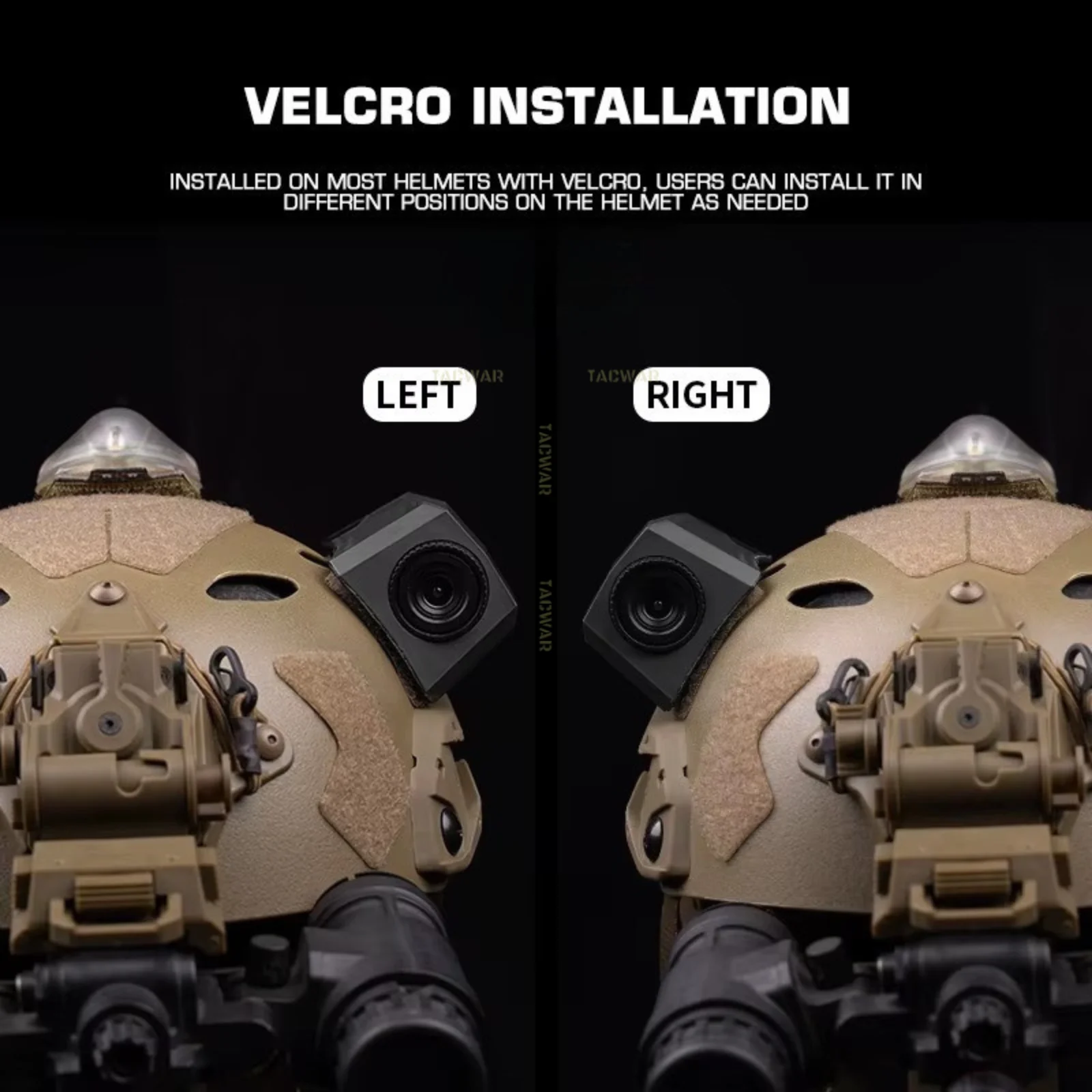 Accesorio decorativo gancho y bucle para casco táctico Airsoft - imagen 5