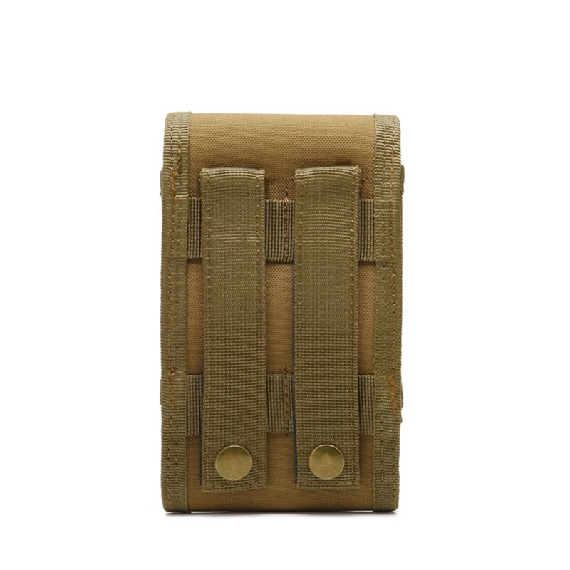 Bolsa para teléfono Molle doble de 6 pulgadas, funda táctica para teléfono, soporte Universal para teléfono móvil doble, bolsa EDC de utilidad con parche de bandera de EE. UU. - imagen 5